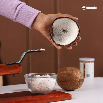 Polished Wooden (Mahagony) Coconut Scraper™